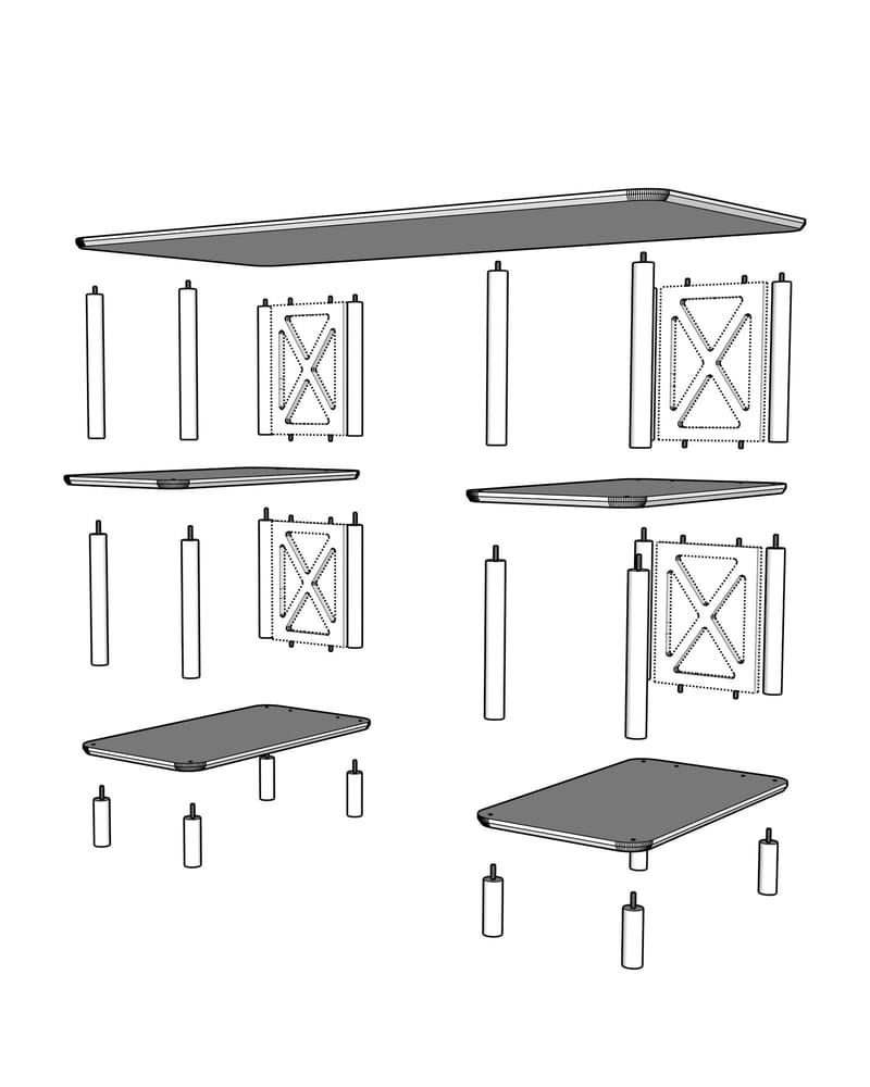 Ticoman Skrivebord 145 cm - Eg - Møbler - Borde - Kontorbord - Skrivebord