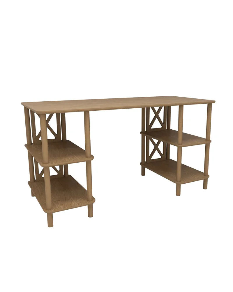 Ticoman Skrivebord 145 cm, Eg