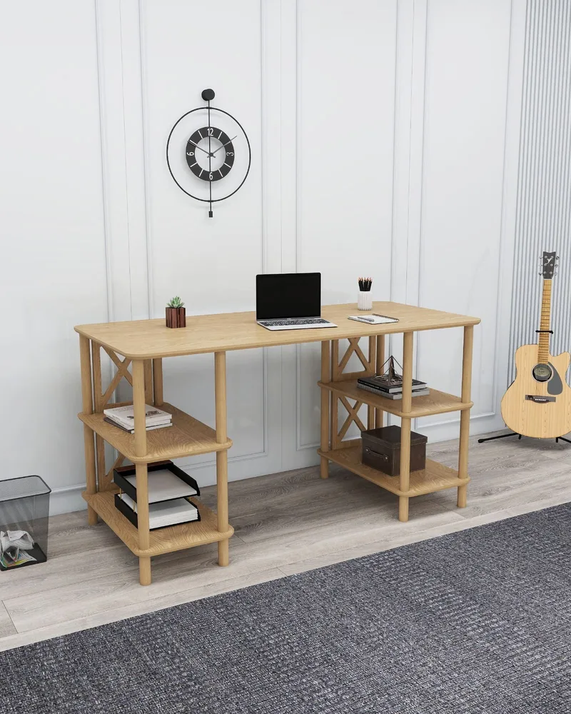 Ticoman Skrivebord 145 cm - Eg - Møbler - Borde - Kontorbord - Skrivebord