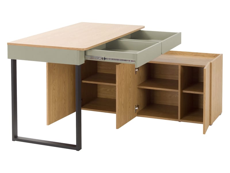 Travic Skrivebord 228 cm - Møbler - Borde - Kontorbord - Skrivebord