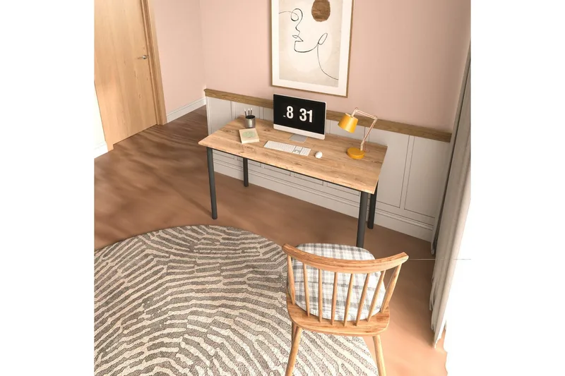 Viva Skrivebord 47x87 cm - Sort - Møbler - Borde - Kontorbord - Skrivebord