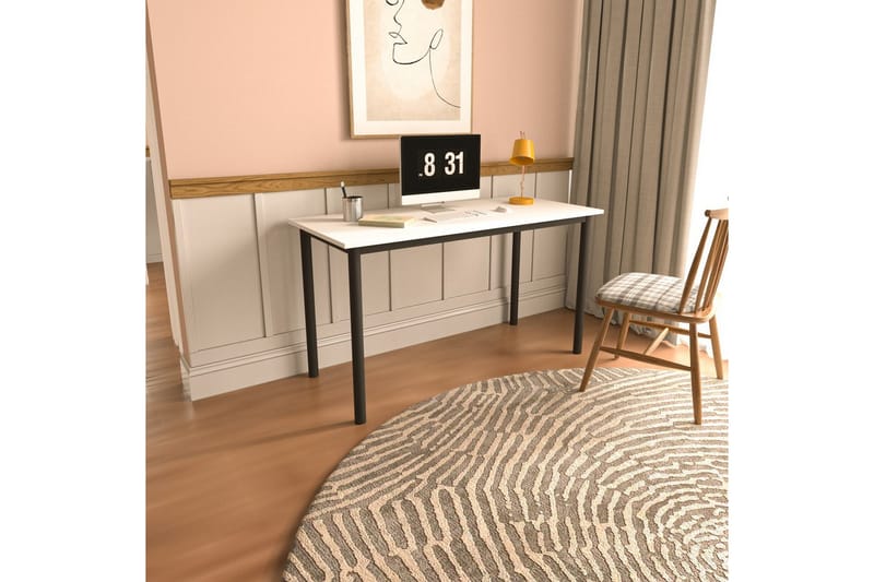 Viva Skrivebord 55x110 cm, Sort/Hvid