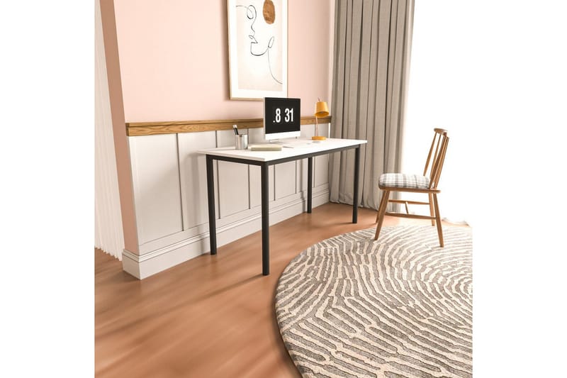 Viva Skrivebord 55x110 cm - Sort/Hvid - Møbler - Borde - Kontorbord - Skrivebord