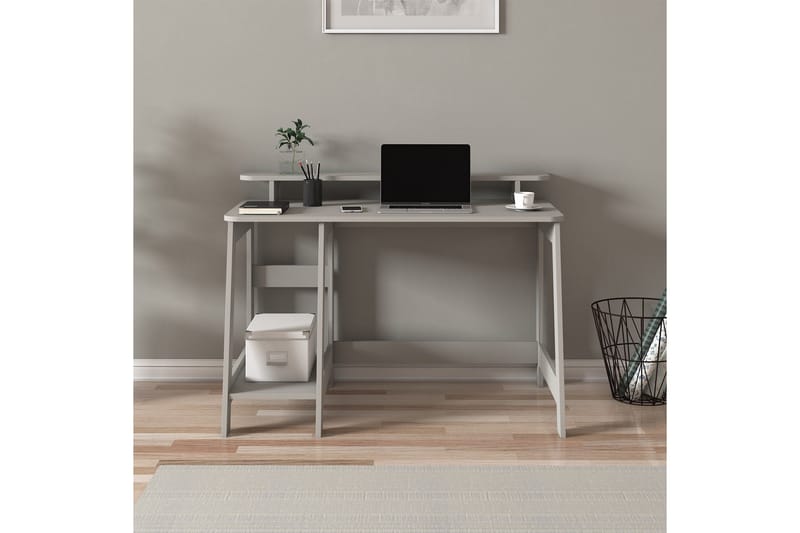 Voiture Skrivebord 60x120 cm - Grå - Møbler - Borde - Kontorbord - Skrivebord