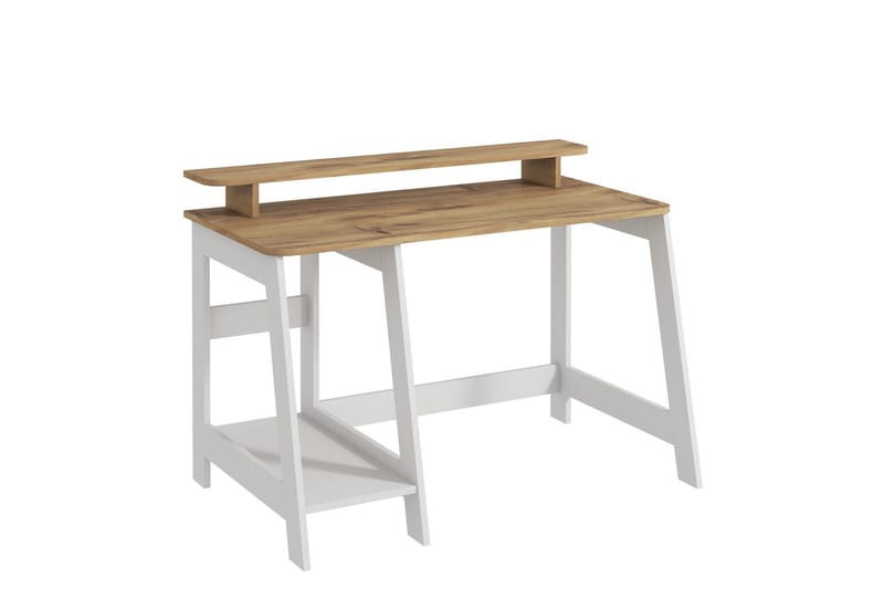 Voiture Skrivebord 60x120 cm, Hvid/Eg