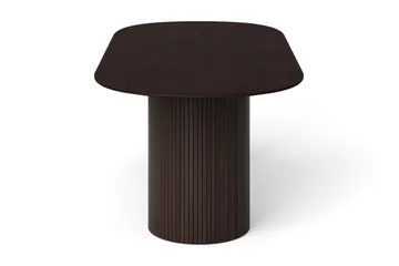 Kopparbo Ovalt Spisebord 220x100 cm Finér - Røget eg - Møbler - Borde - Spisebord og køkkenbord