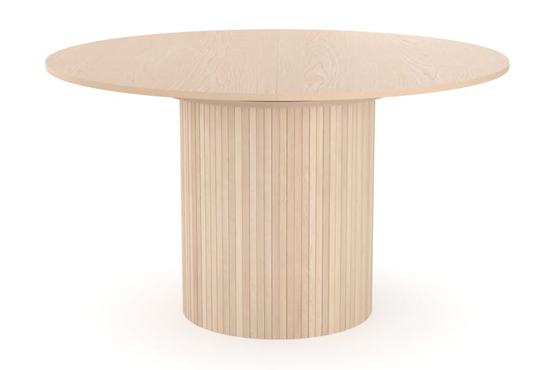 Kopparbo Rund Spisegruppe 130-150 cm 4 Alsarp Spisestole - Nature - Møbler - Borde - Spisebordssæt