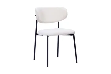 Kopparbo rund spisegruppe 180 cm sort med 8 Lucy-spisestole - Sort - Møbler - Borde - Spisebordssæt