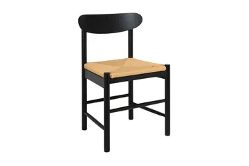 Kopparbo rund spisegruppe 180 cm sort med 8 Malte spisebordsstole - Møbler - Borde - Spisebordssæt