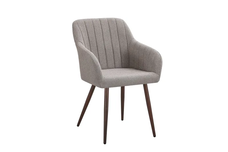 Kopparbo rund spisegruppe 180 cm Valnød med 8 Filippa-spisebordsstole - Valnød - Møbler - Borde - Spisebordssæt