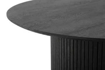 Kopparbo Rundt Sofabord 85 cm med tynd bordplade - Sortlaseret eg - Møbler - Borde - Sofabord