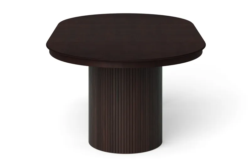 Kopparbo rundt spisebord, forlængeligt 120-220 cm finer - Røget eg - Møbler - Borde - Spisebord og køkkenbord