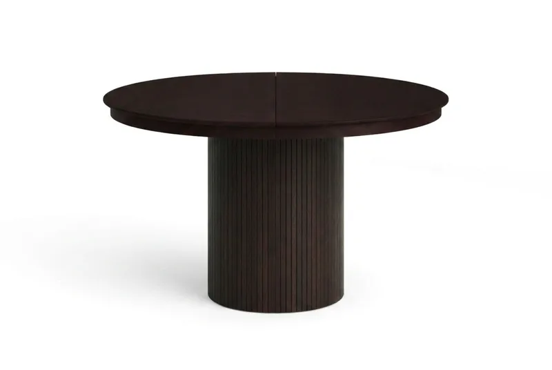 Kopparbo rundt spisebord, forlængeligt 120-220 cm finer - Røget eg - Møbler - Borde - Spisebord og køkkenbord