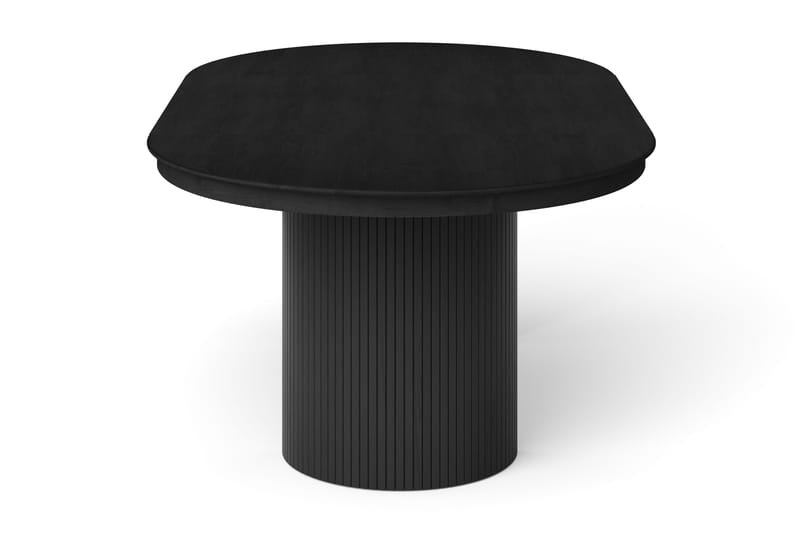 Kopparbo rundt spisebord, forlængeligt 120-220 cm finer - Sortbejdset eg - Møbler - Borde - Spisebord og køkkenbord