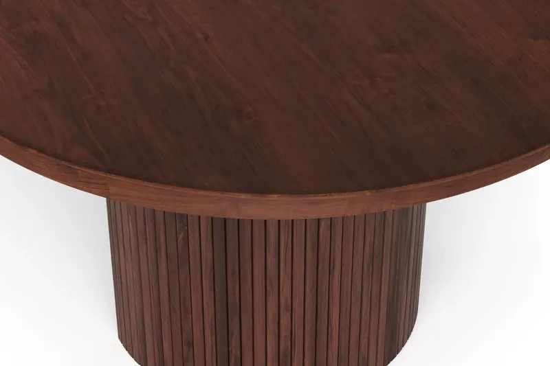 Kopparbo rundt spisebord, forlængeligt 120-220 cm finer - Valnød - Møbler - Borde - Spisebord og køkkenbord