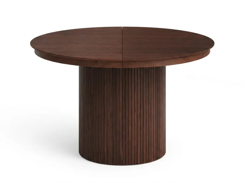 Kopparbo rundt spisebord, forlængeligt 120-220 cm finer - Valnød - Møbler - Borde - Spisebord og køkkenbord
