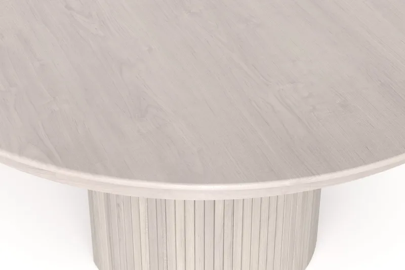Kopparbo rundt spisebord, forlængeligt 140-240 cm finer - Hvidlaseret - Møbler - Borde - Spisebord og køkkenbord