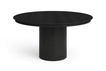 Kopparbo rundt spisebord, forlængeligt 140-240 cm finer - Sortbejdset eg - Møbler - Borde - Spisebord og køkkenbord