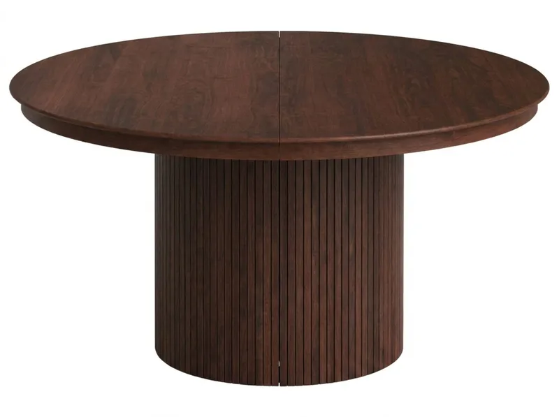 Kopparbo rundt spisebord, forlængeligt 140-240 cm finer - Valnød - Møbler - Borde - Spisebord og køkkenbord