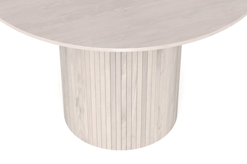 Kopparbo rundt spisebord 110 cm finer - Hvidlaseret - Møbler - Borde - Spisebord og køkkenbord