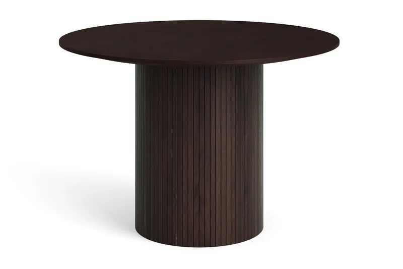 Kopparbo rundt spisebord 110 cm finer, Røget eg