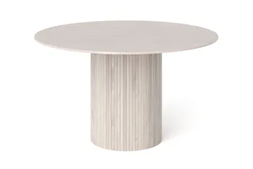 Kopparbo rundt spisebord 130 cm finer - Hvidbejdset eg - Møbler - Borde - Spisebord og køkkenbord