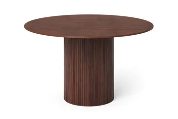 Kopparbo rundt spisebord 130 cm finer - Valnød - Møbler - Borde - Spisebord og køkkenbord