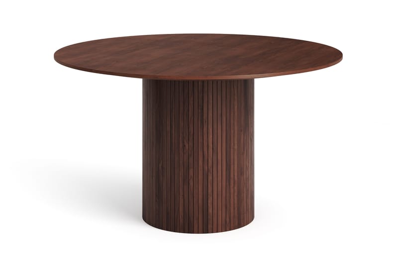 Kopparbo rundt spisebord 130 cm finer, Valnød