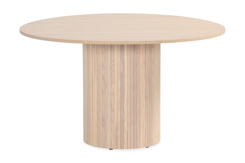 Kopparbo Rundt Spisebord 130 cm med 4 Berit Stole - Beige - Møbler - Borde - Spisebordssæt
