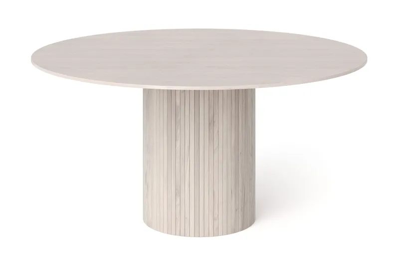 Kopparbo rundt spisebord 150 cm finer - Hvidbejdset eg - Møbler - Borde - Spisebord og køkkenbord