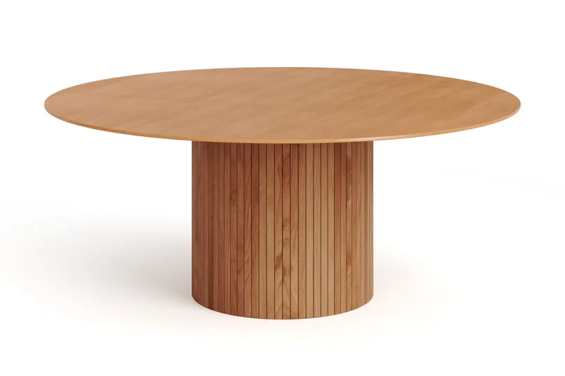 Kopparbo rundt spisebord 180 cm finer, Eg