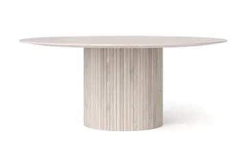 Kopparbo rundt spisebord 180 cm finer - Hvidbejdset eg - Møbler - Borde - Spisebord og køkkenbord