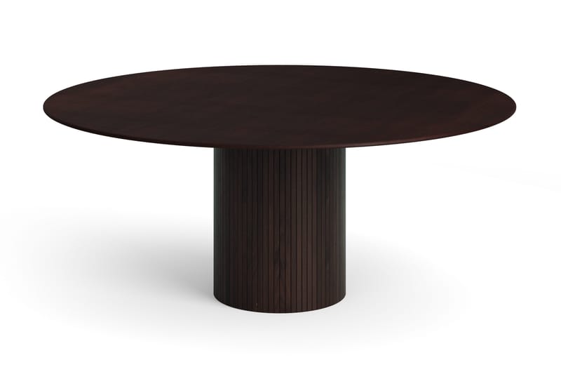 Kopparbo rundt spisebord 180 cm finer, Røget eg