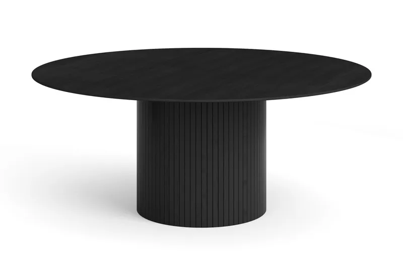 Kopparbo rundt spisebord 180 cm finer, Sort