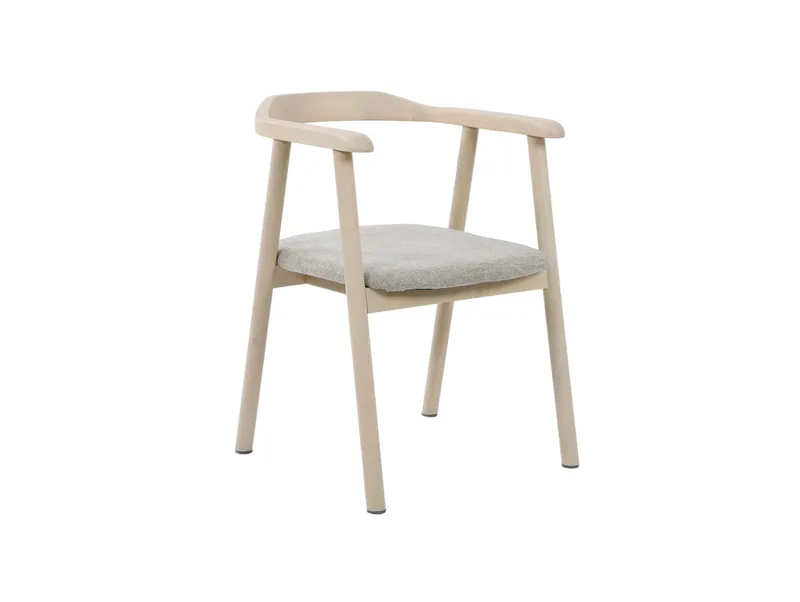 Kopparbo rundt spisebordssæt 180 cm hvidbejdset med 8 Jolie spisebordsstole - Møbler - Borde - Spisebordssæt
