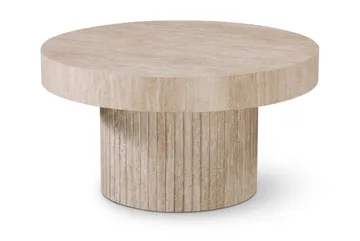 Kopparbo sofabord rundt 85 cm tyk bordplade