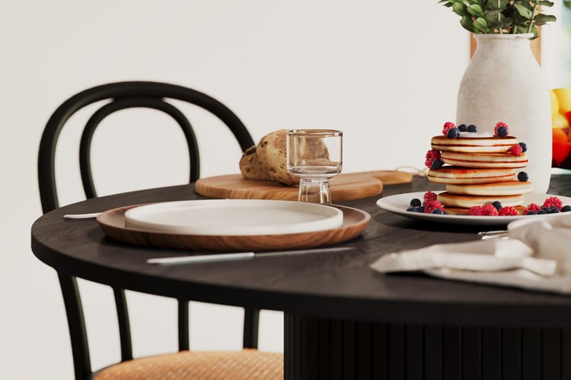 Kopparbo Spisebord 106 cm - Sort træ - Spisebord og køkkenbord