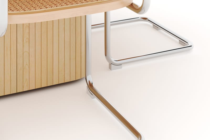 Kopparbo Spisebord 140 cm med 4 stk Build Matstkolar - Hvid - Møbler - Borde - Spisebordssæt