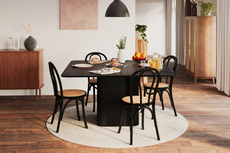 Kopparbo Spisebord 140 cm - Sort træ - Spisebord og køkkenbord