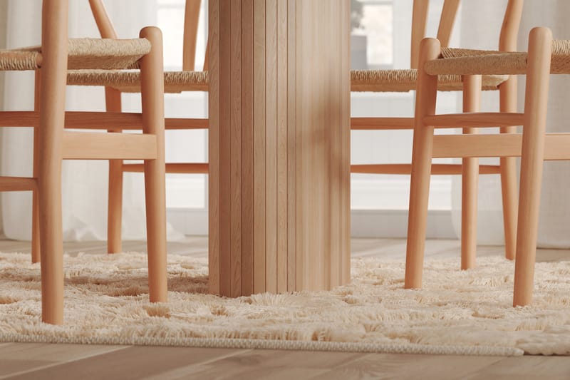 Kopparbo Spisebord 160-220 cm - Lyst hvidglaseret egetræ - Spisebord og køkkenbord