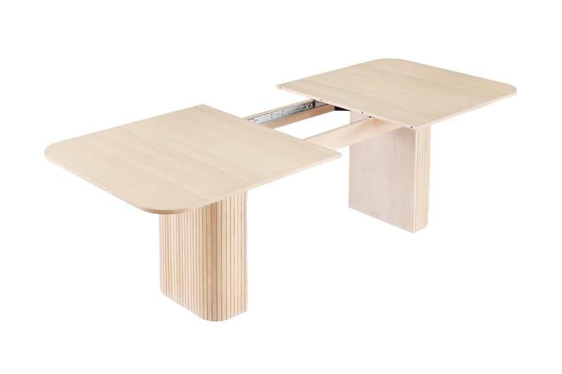 Kopparbo Spisebord 160-220 cm - Lyst hvidlaseret egetræ - Møbler - Borde - Spisebord og køkkenbord
