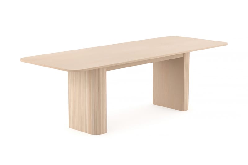 Kopparbo Spisebord 160-220 cm - Lyst hvidlaseret egetræ - Møbler - Borde - Spisebord og køkkenbord