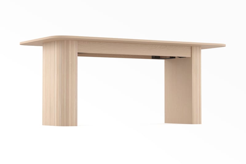Kopparbo Spisebord 160-220 cm - Lyst hvidlaseret egetræ - Møbler - Borde - Spisebord og køkkenbord
