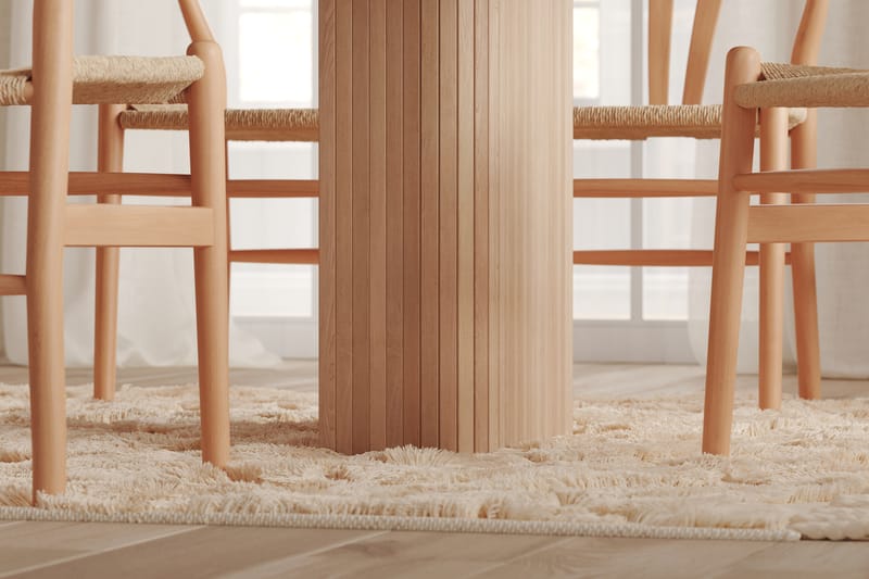 Kopparbo Spisebord 200-260 cm Udvideligt med tillægsplade - Hvidlaseret Eg - Møbler - Borde - Spisebord og køkkenbord