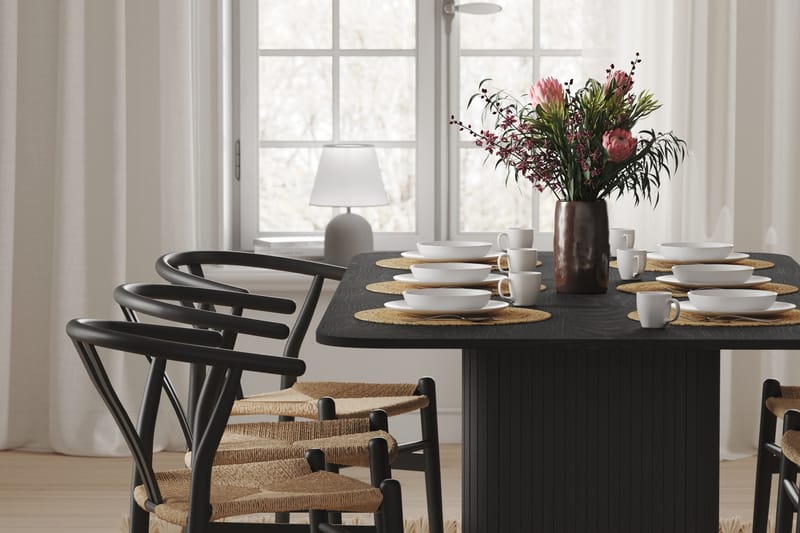 Kopparbo Spisebord 200-260 cm - Sort Træ - Møbler - Borde - Spisebord og køkkenbord