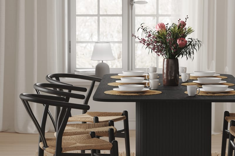 Kopparbo Spisebord 200-260 cm - Sort træ - Spisebord og køkkenbord