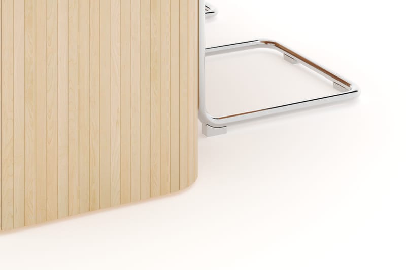 Kopparbo Spisebord 200-260 cm Udtrækkeligt med 4 stk Build Matstkolar - Hvid - Møbler - Borde - Spisebordssæt