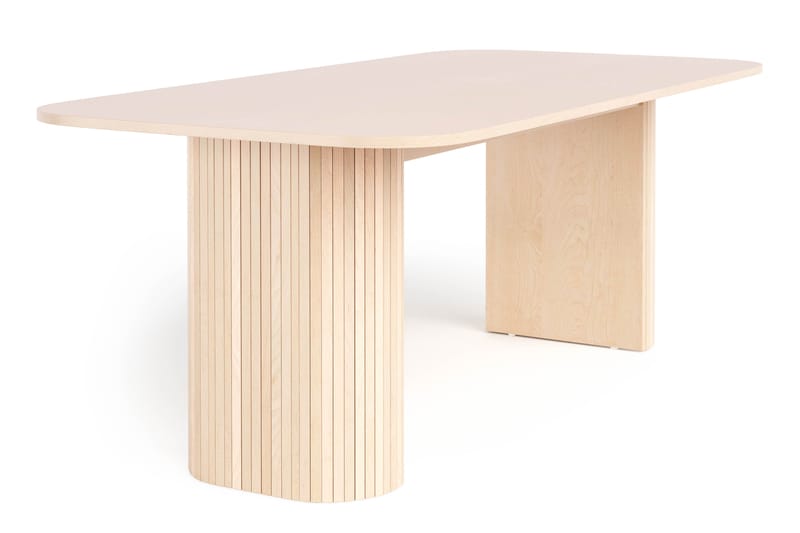 Kopparbo Spisebord 200 cm - Lyst hvidglaseret egetræ - Spisebord og køkkenbord