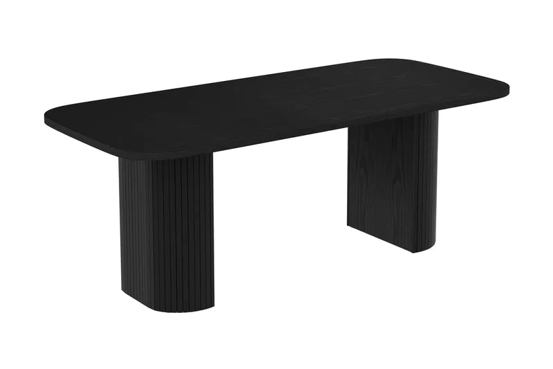 Kopparbo spisebord 200 cm med 6 Sawako Greige stole - Møbler - Borde - Spisebordssæt