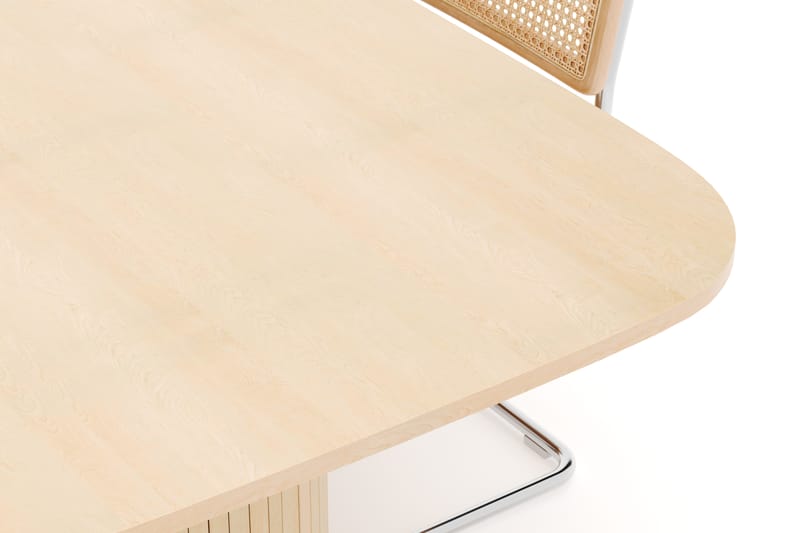 Kopparbo Spisebord 240 cm med 4 stk Build Matstkolar - Hvid - Møbler - Borde - Spisebordssæt